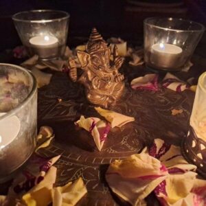 Ganesha 600×600 Sabine Tscharntke, Yoga machtgluecklich, Ganesha