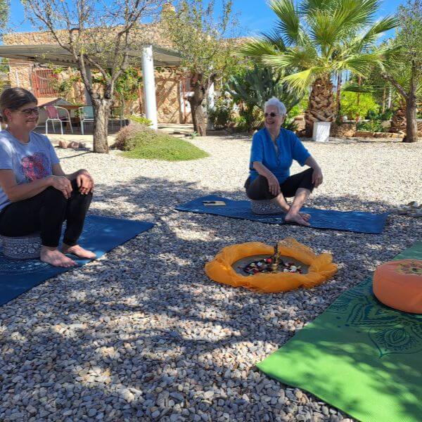 Sabine Tscharntke Yoga macht gluecklich, Fotos Retreat