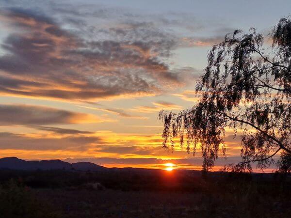 Sonnenuntergang Las Flores 600x450